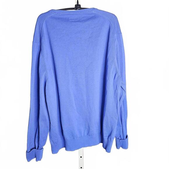 JCPenney Combed Cotton XL Sweater in Blue - Picture 2 of 3